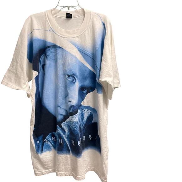Garth Brooks Vintage Just Big One Size Graphic Tee Oversized 90s VTG Country - Picture 1 of 5